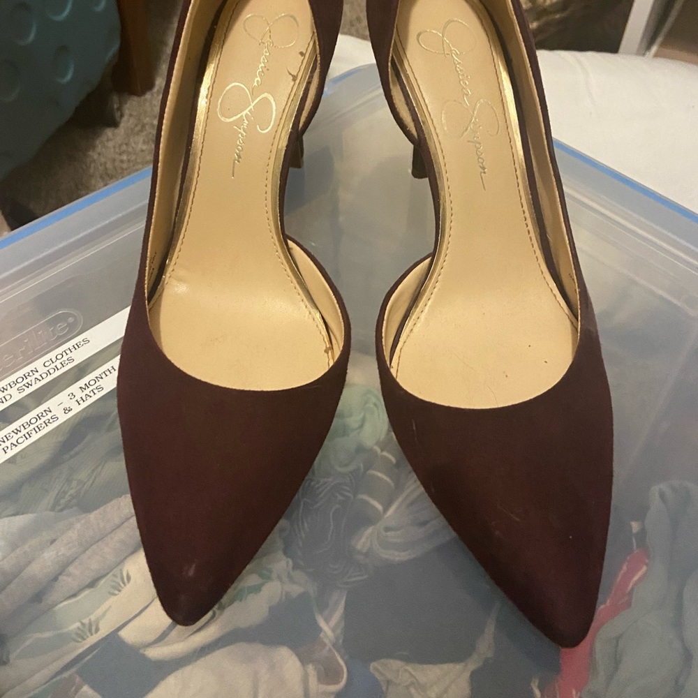 Jessica Simpson d’orsay heels (PURPLE)